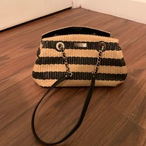 Kate Spade Black and Tan Shoulder Bag